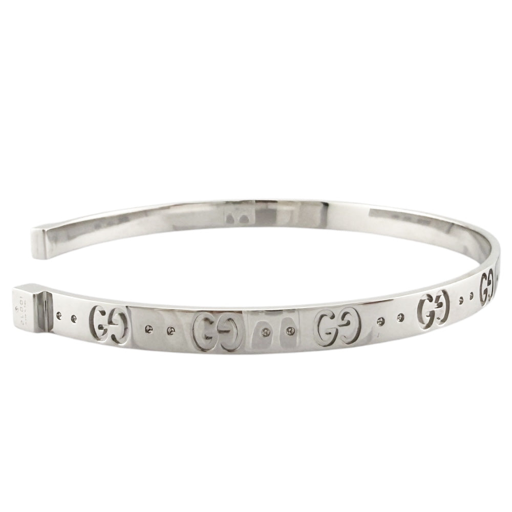 GUCCI グッチ アイコン ＃17 ブレスレット 18金 K18ホワイトゴールド