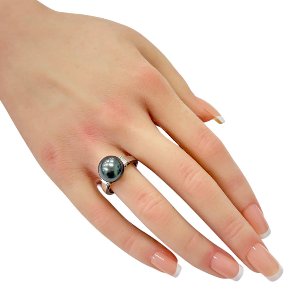 MIKIMOTO ミキモト リング 指輪 16号 Pt950プラチナ パール レディース