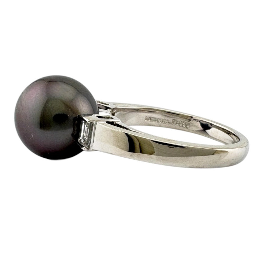 MIKIMOTO ミキモト リング 指輪 16号 Pt950プラチナ パール レディース