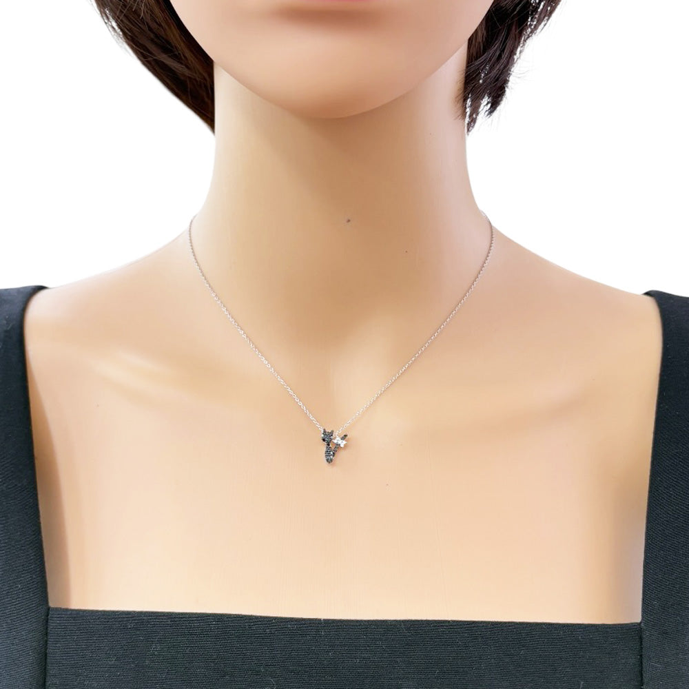 Ponte Vecchio ポンテヴェキオ ネックレス 18金 K18ホワイトゴールド 