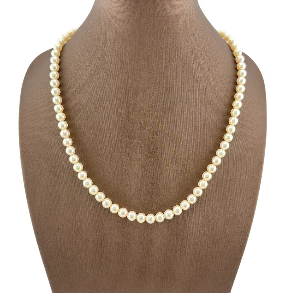 MIKIMOTO ミキモト ネックレス 18金 K18イエローゴールド パール