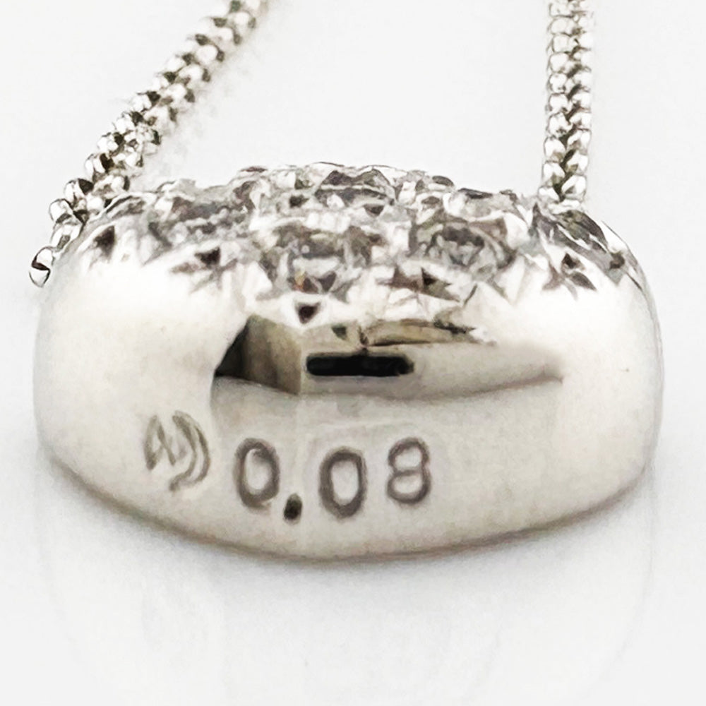 TASAKI タサキ ネックレス 18金 K18ホワイトゴールド ダイヤモンド