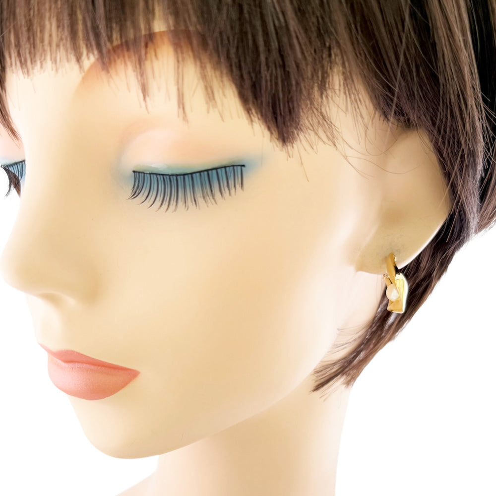 MIKIMOTO ミキモト ピアス 18金 K18イエローゴールド パール