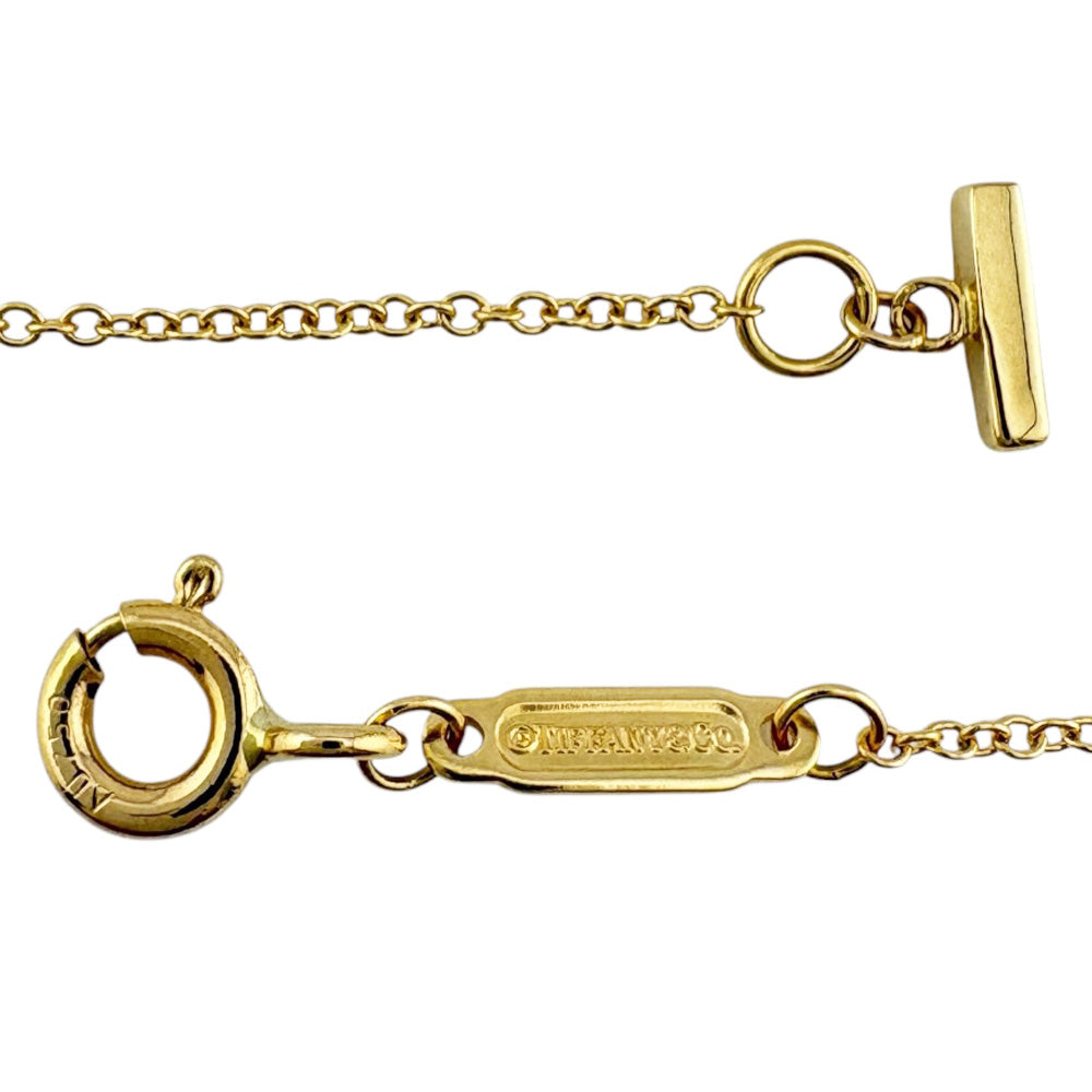 TIFFANY&Co. ティファニー Tスマイル ネックレス 18金 K18イエロー