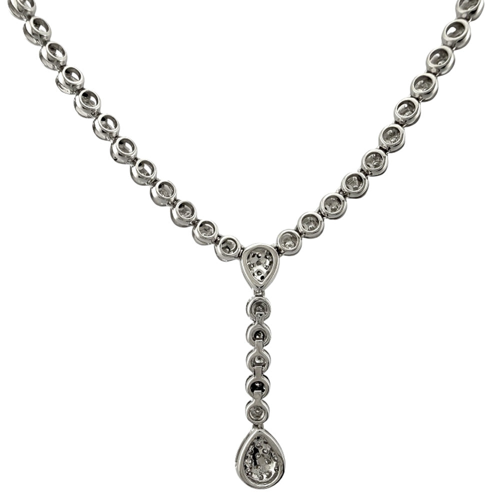 K18 ダイヤモンドドロップネックレス サマンサティアラ Samantha Tiara 
