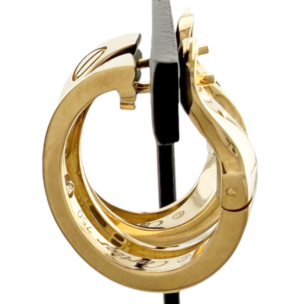 CARTIER カルティエ クラシックモデル ラブ フープ ピアス 18金 K18