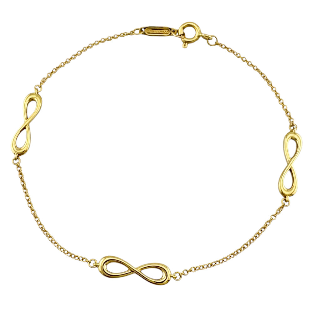 TIFFANY&Co. ティファニー エンドレス ブレスレット 18金 K18イエロー