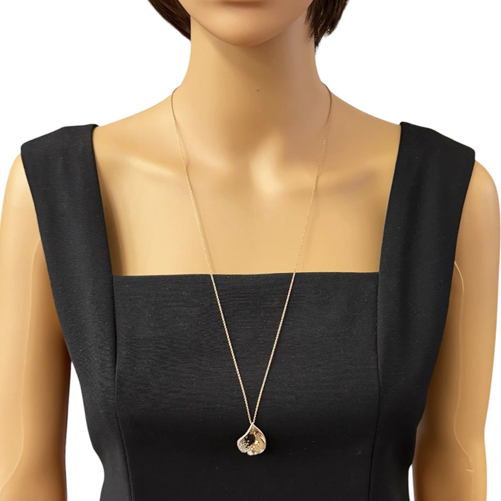 MIKIMOTO ミキモト ネックレス 18金 K18ピンクゴールド ダイヤモンド