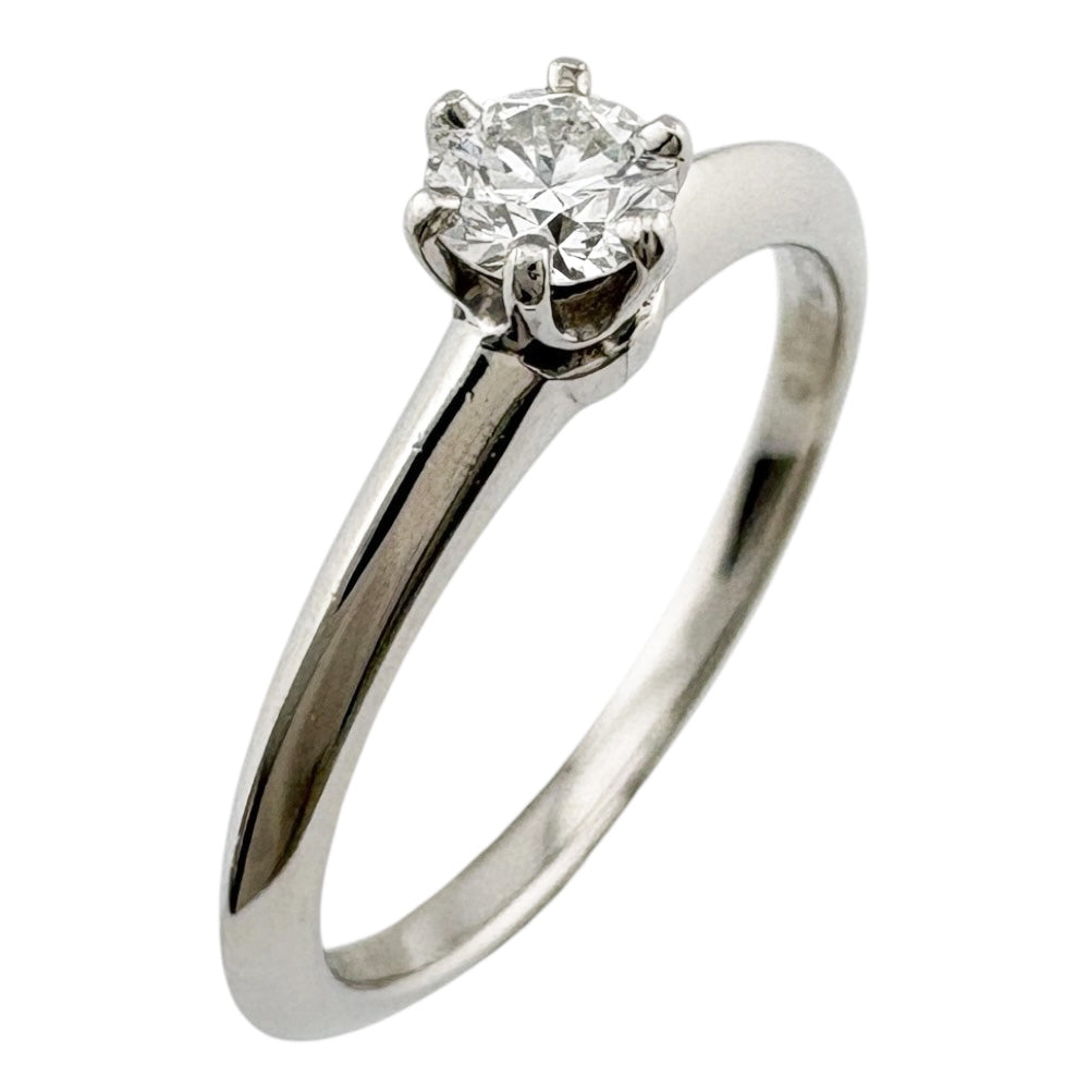 TIFFANY&Co. ティファニー ソリティア リング 指輪 9号 Pt950プラチナ