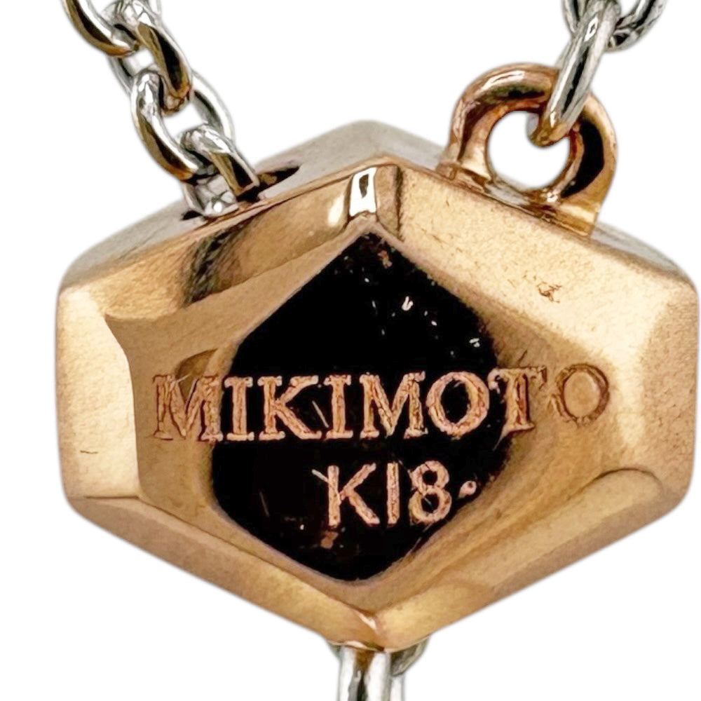 MIKIMOTO ミキモト ネックレス 18金 K18ホワイトゴールド パール