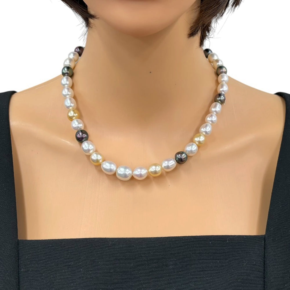 MIKIMOTO Necklace 18K K18 White Gold Pearl Women's Used – 【公式
