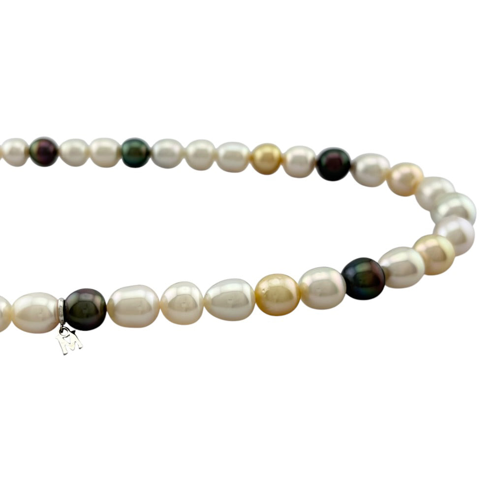 MIKIMOTO Necklace 18K K18 White Gold Pearl Women's Used – 【公式