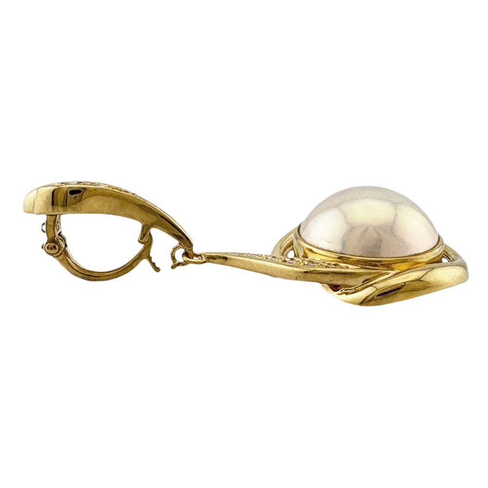 18金ペンダントトップTASAKIジュエリー TASAKI タサキ ペンダントトップ 18金 K18イエローゴールド