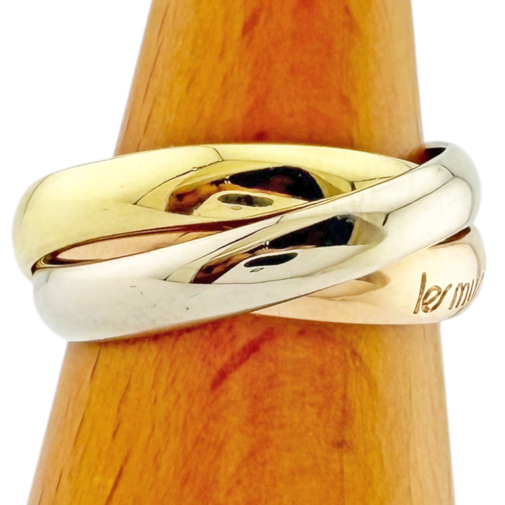 CARTIER カルティエ トリニティ リング 指輪 9.5号 18金 K18イエロー