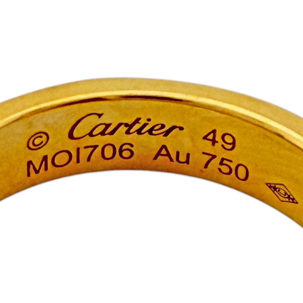 CARTIER カルティエ ミニラブ リング 指輪 9号 18金 K18イエロー