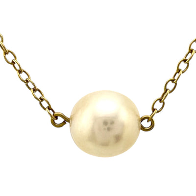 MIKIMOTO 真珠 ゴールド ネックレス MIKIMOTO ミキモト ネックレス 18金 K18イエローゴールド パール