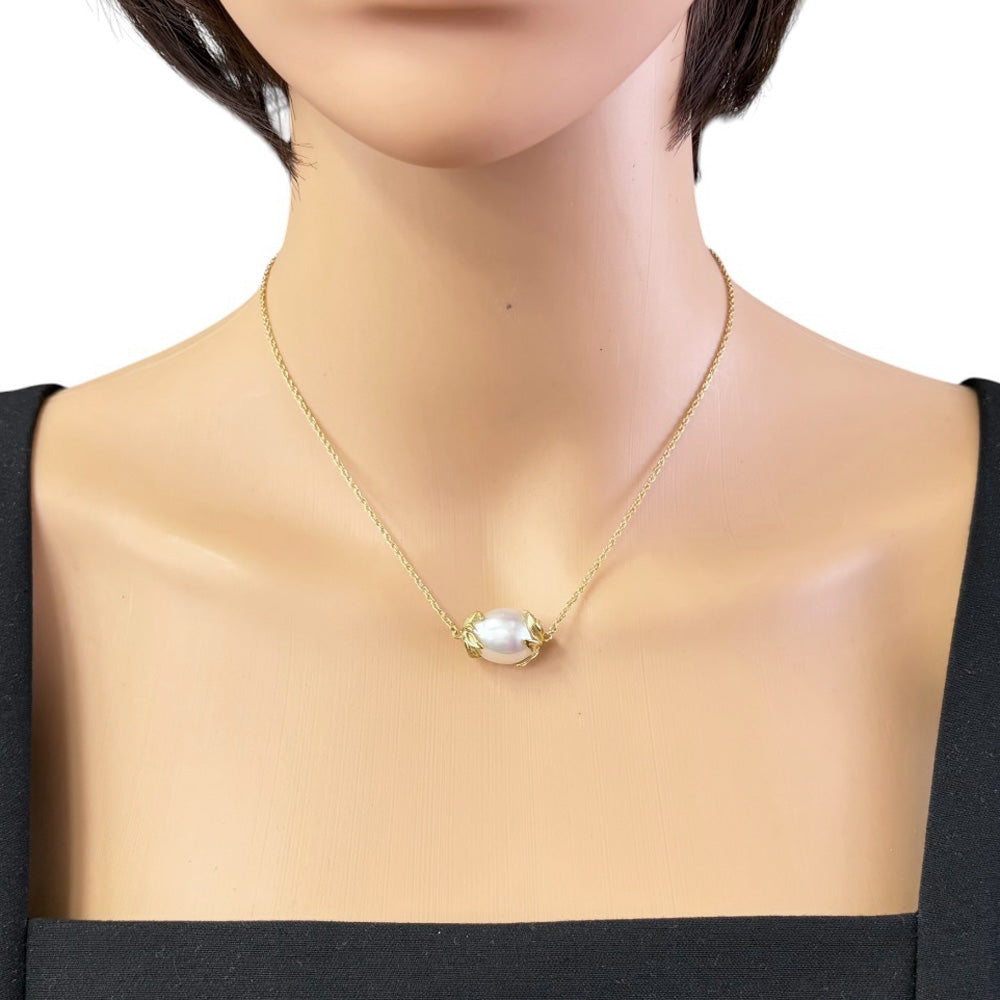 TASAKI タサキ ネックレス 18金 K18イエローゴールド パール