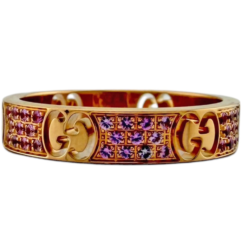 GUCCI グッチ アイコンスターダスト リング 指輪 11.5号 18金 K18