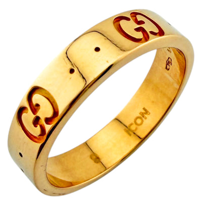 GUCCI グッチ アイコン リング 指輪 8.5号 18金 K18ピンクゴールド