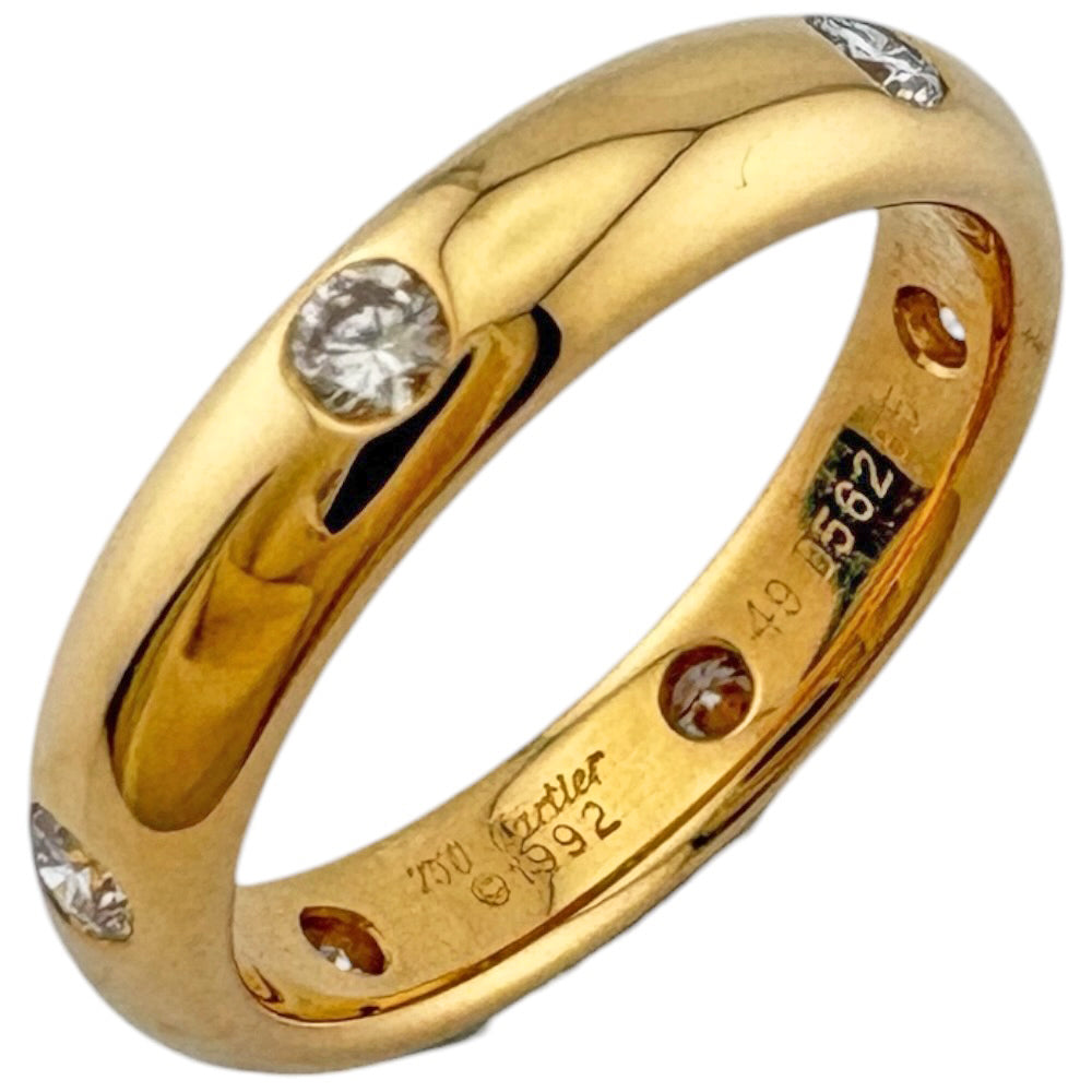 CARTIER カルティエ ステラ リング 指輪 8.5号 18金 K18イエロー