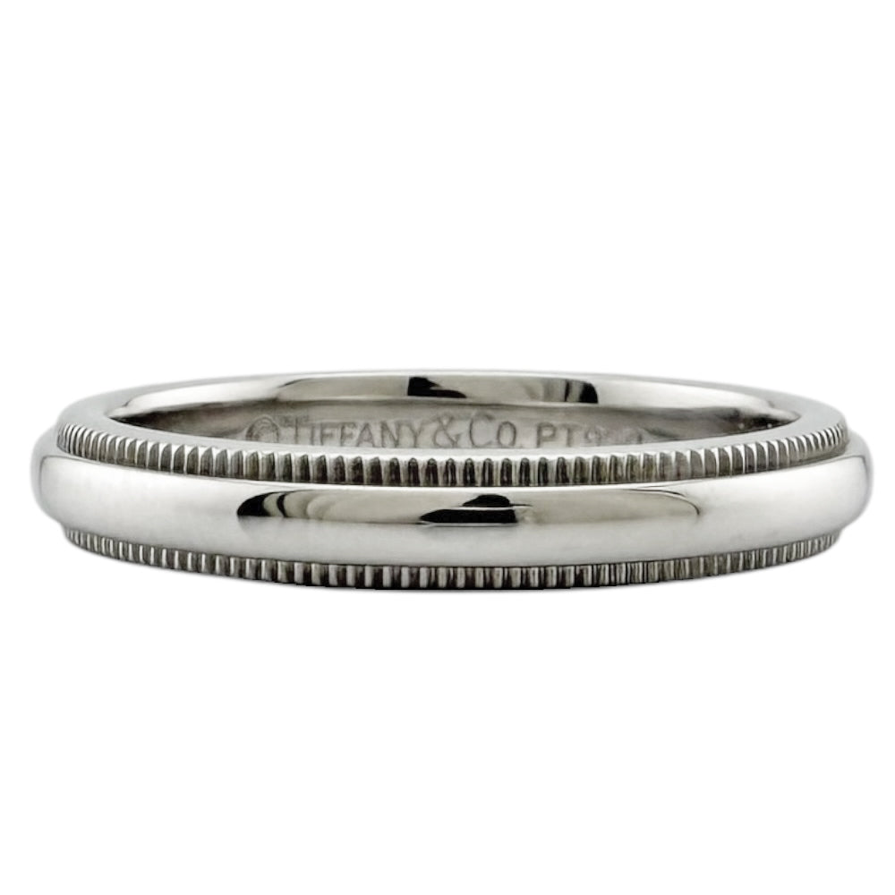 TIFFANY&Co. ティファニー ミルグレイン リング 指輪 11.5号 Pt950