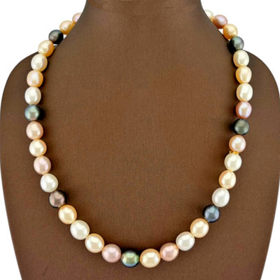 MIKIMOTO ミキモト ネックレス 18金 K18イエローゴールド パール