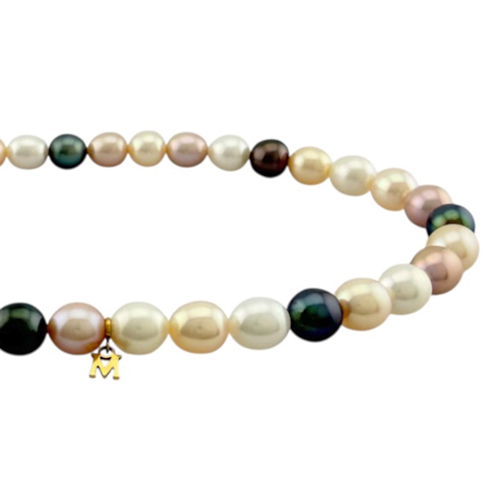 MIKIMOTO ミキモト ネックレス 18金 K18イエローゴールド パール