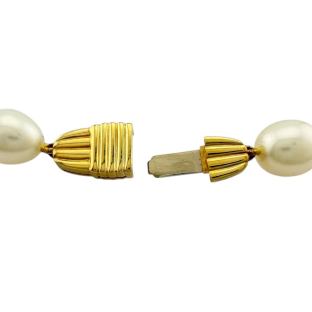 MIKIMOTO ミキモト ネックレス 18金 K18イエローゴールド パール