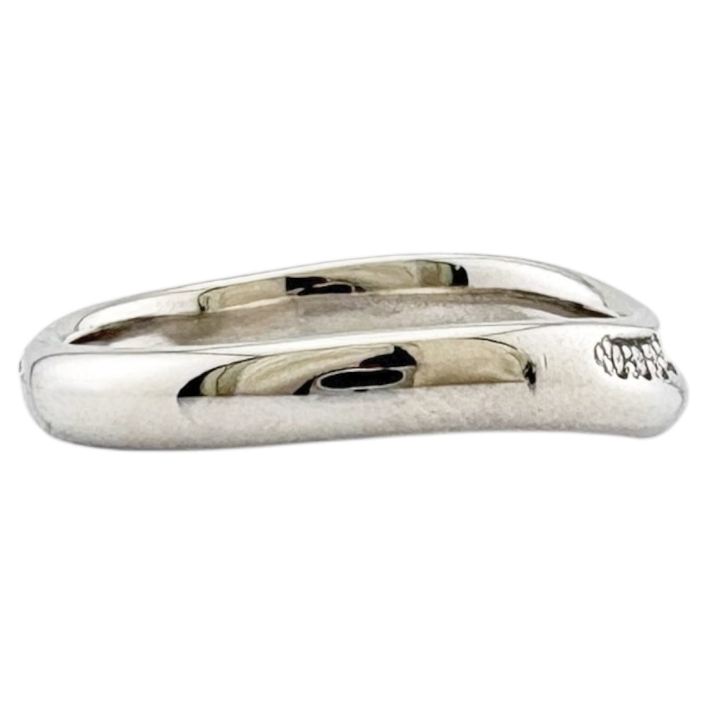 TIFFANY&Co. ティファニー カーブド リング 指輪 10号 Pt950プラチナ