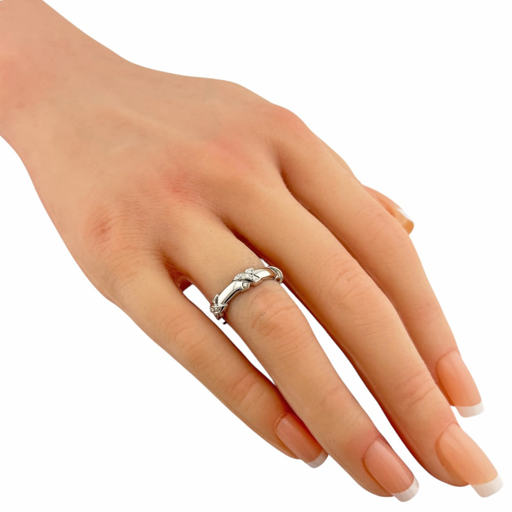 Tiffany & Co. シグネチャークロスリング TIFFANY&Co. ティファニー シグネチャークロスX リング 指輪 9.5号 18