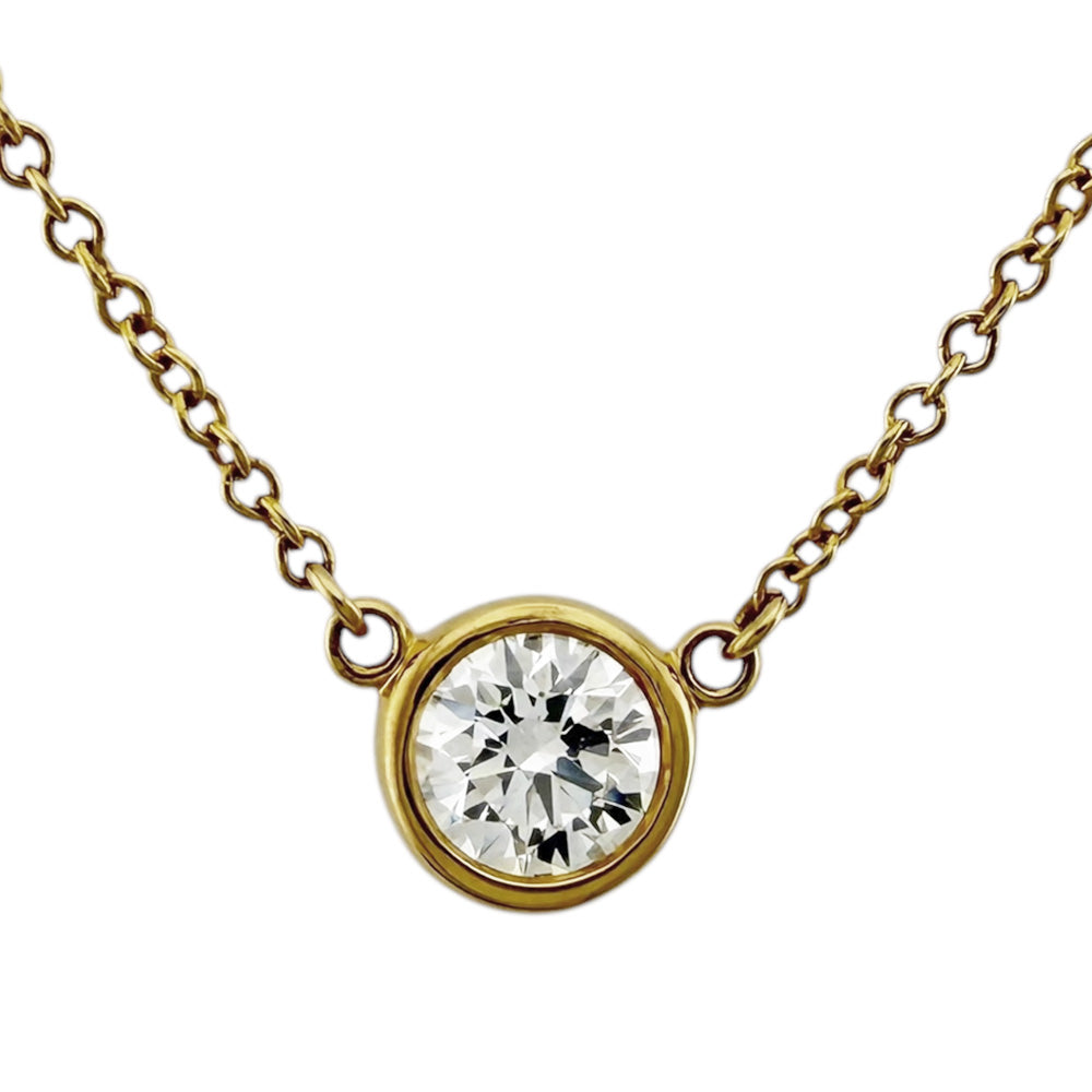 TIFFANY&Co. ティファニー バイザヤード ネックレス 18金 K18イエロー