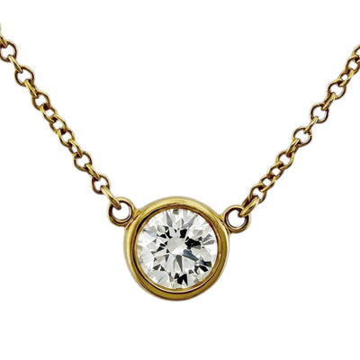TIFFANY&Co. ティファニー バイザヤード ネックレス 18金 K18イエロー