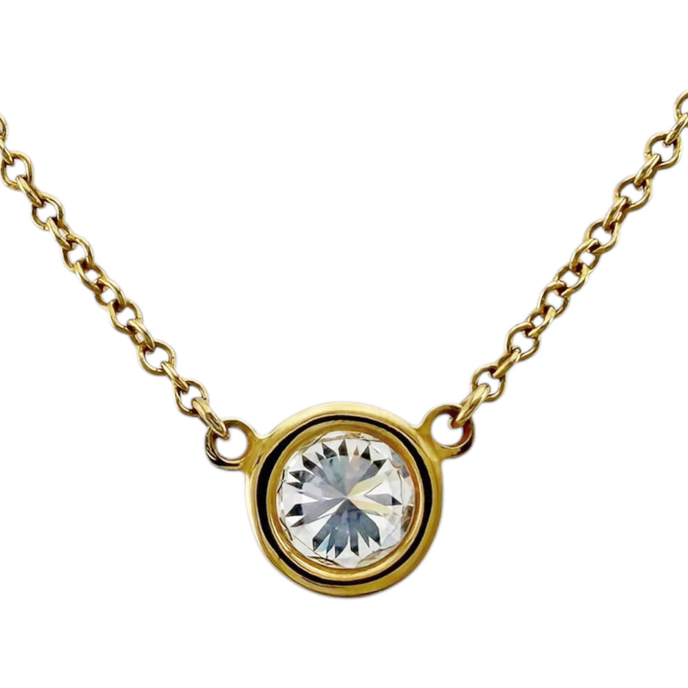 TIFFANY&Co. ティファニー バイザヤード ネックレス 18金 K18イエロー