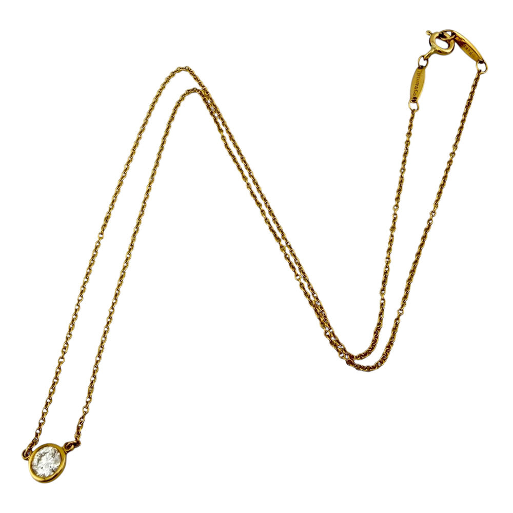 TIFFANY&Co. ティファニー バイザヤード ネックレス 18金 K18イエロー