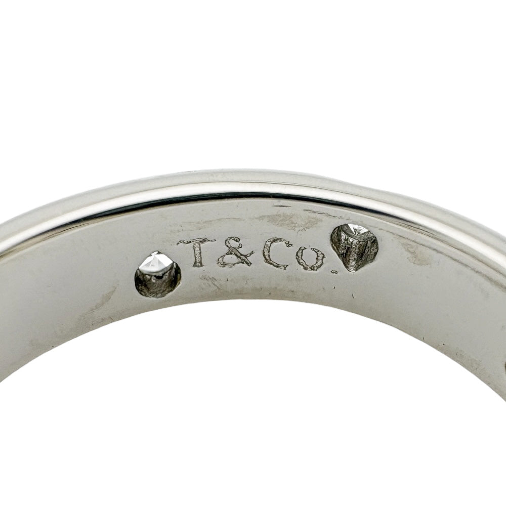 TIFFANY&Co. Tiffany Dots Ring Size 11.5 Pt950 Platinum Diamond