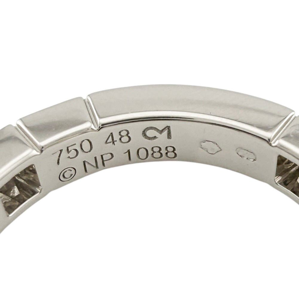 CARTIER カルティエ ラニエール ハーフダイヤモンド リング 指輪 8号