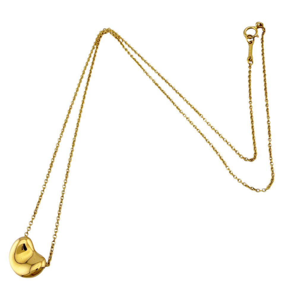 TIFFANY&Co. ティファニー ビーン ネックレス 18金 K18イエロー