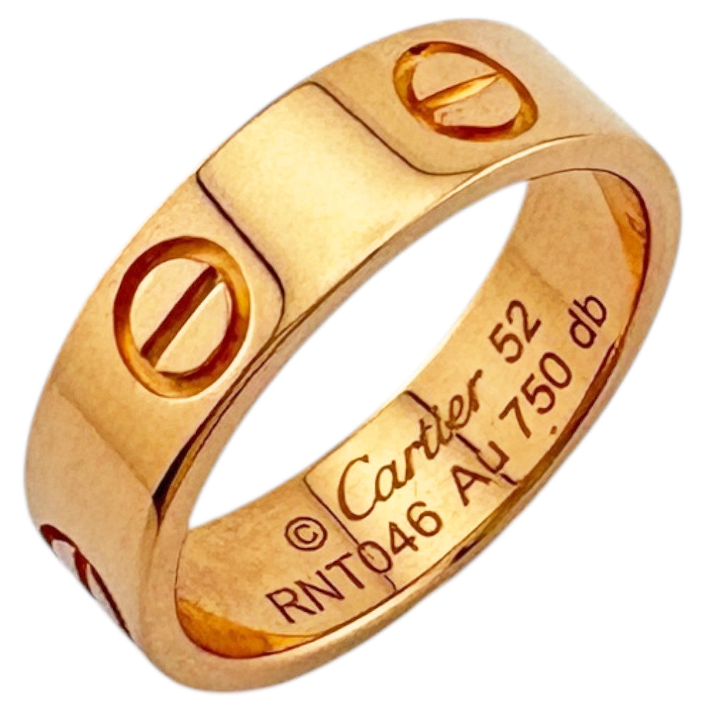 CARTIER カルティエ ラブ リング 指輪 12号 18金 K18ピンクゴールド