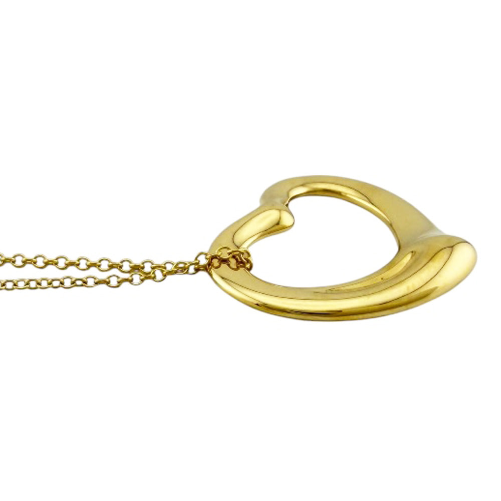 TIFFANY&Co. ティファニー オープンハート ネックレス 18金 K18
