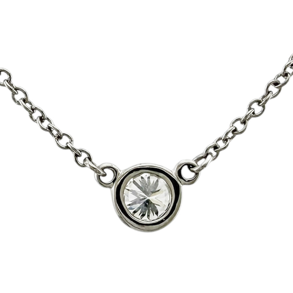 TIFFANY&Co. ティファニー バイザヤード 約0.14ct ネックレス Pt950