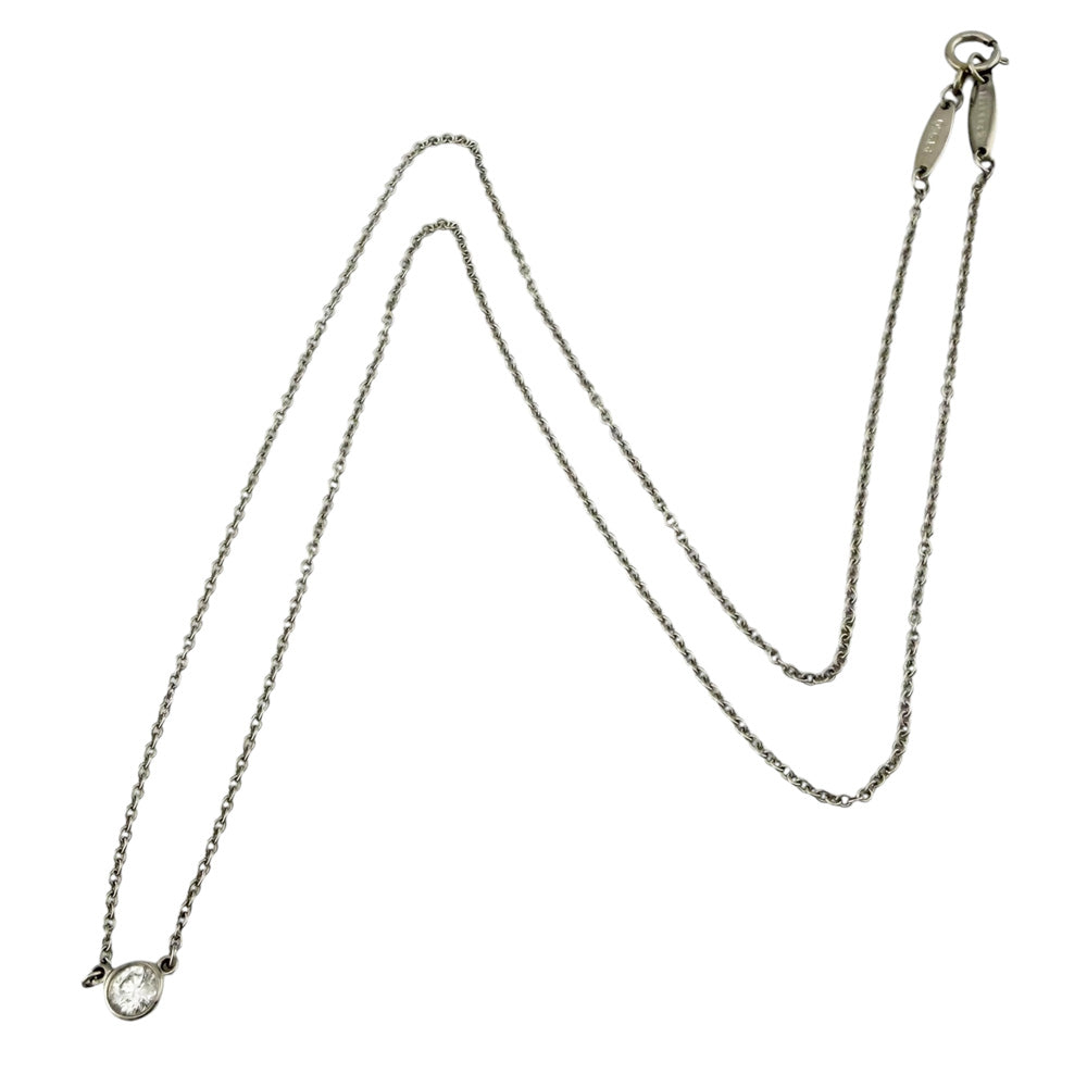 TIFFANY&Co. ティファニー バイザヤード 約0.14ct ネックレス Pt950