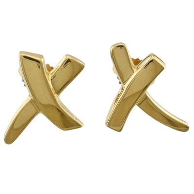 TIFFANY&Co. ティファニー グラフィティX キス ピアス 18金 K18