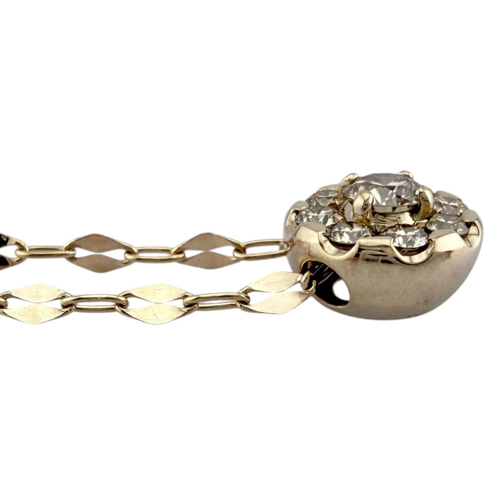 KASHIKEY Adamas Necklace 18K K18 Gold Diamond Ladies Used – 【公式