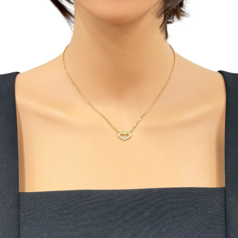 CARTIER カルティエ Cハート ネックレス 18金 K18イエローゴールド