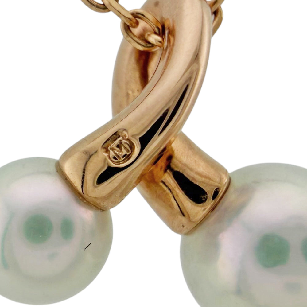 MIKIMOTO ミキモト ネックレス 18金 K18ピンクゴールド パール