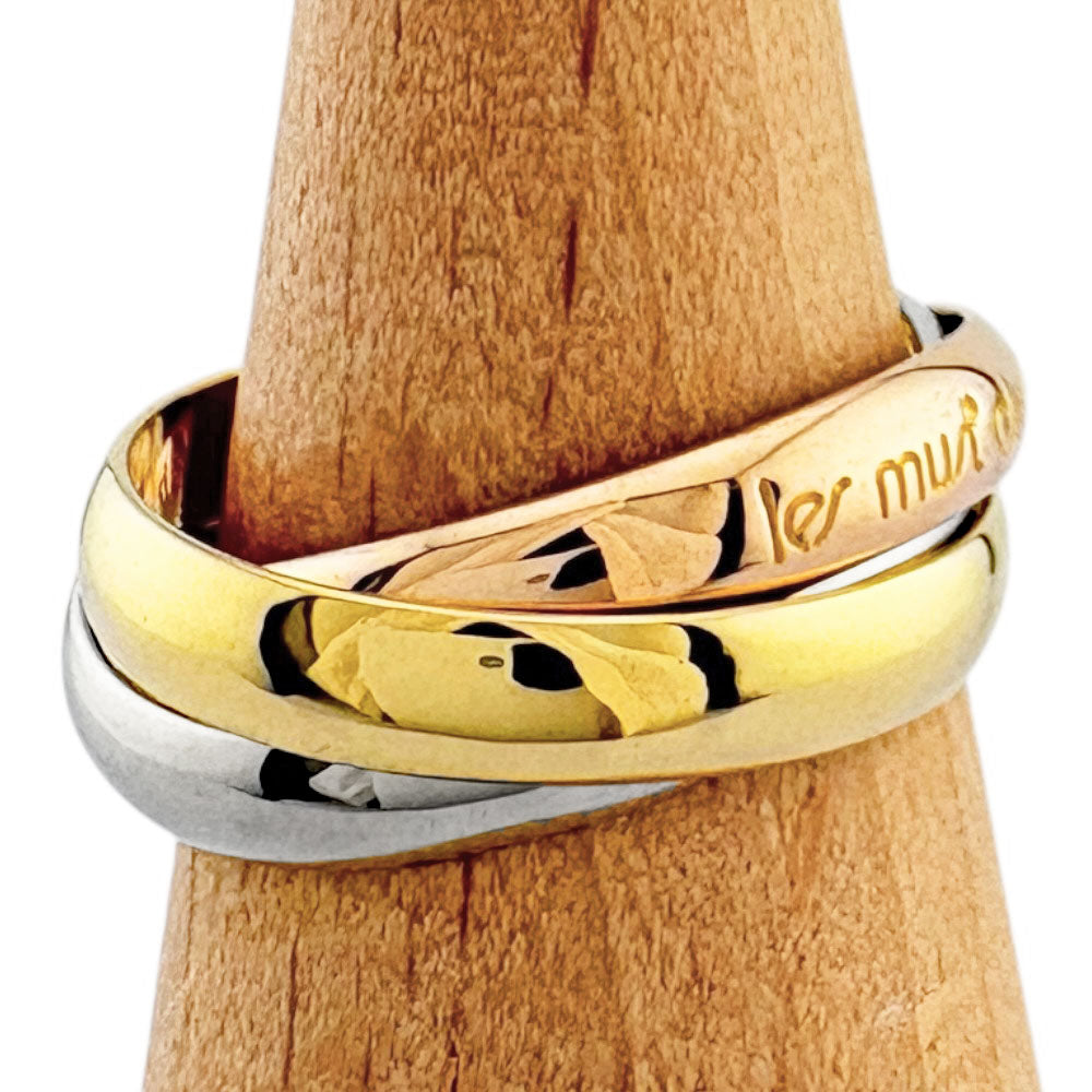 CARTIER カルティエ トリニティ リング 指輪 11号 18金 K18イエロー