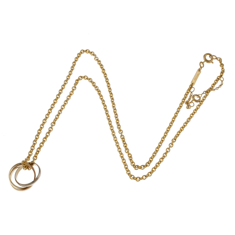 CARTIER カルティエ トリニティ 3連 3カラー ネックレス 18金 K18