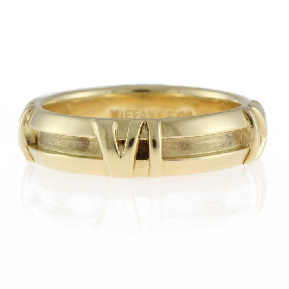 中古】 ティファニー TIFFANY&Co. K18 リング 指輪 7号 アトラス