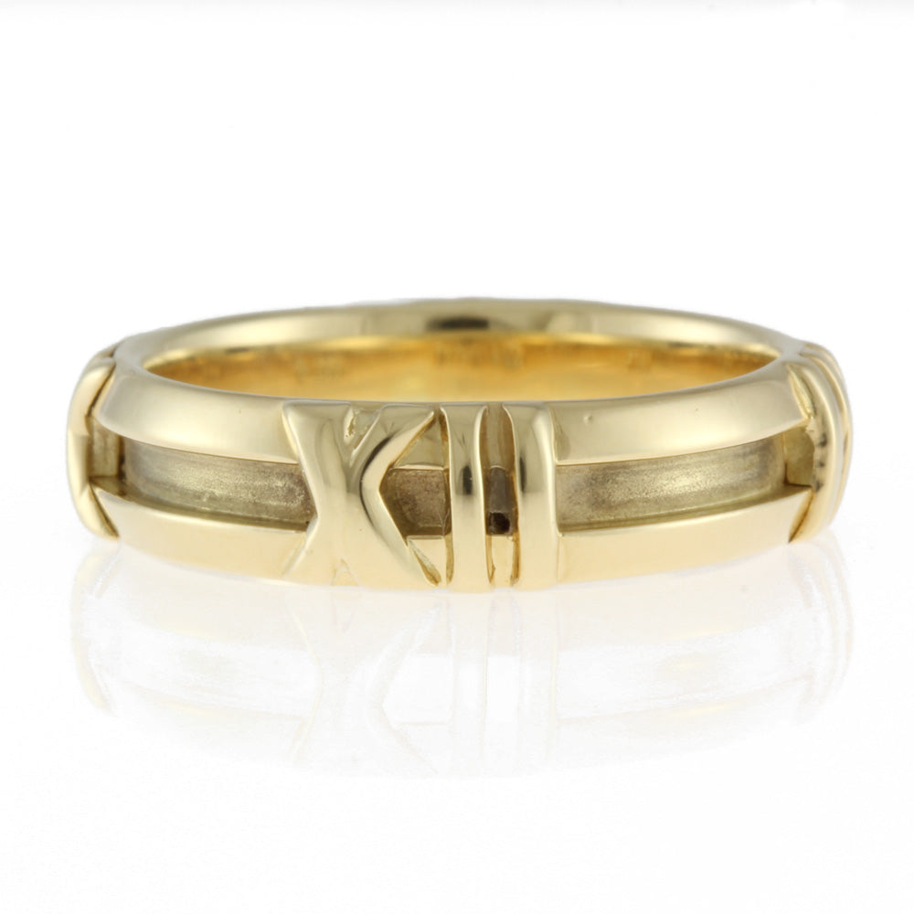 中古】 ティファニー TIFFANY&Co. K18 リング 指輪 7号 アトラス 18金 
