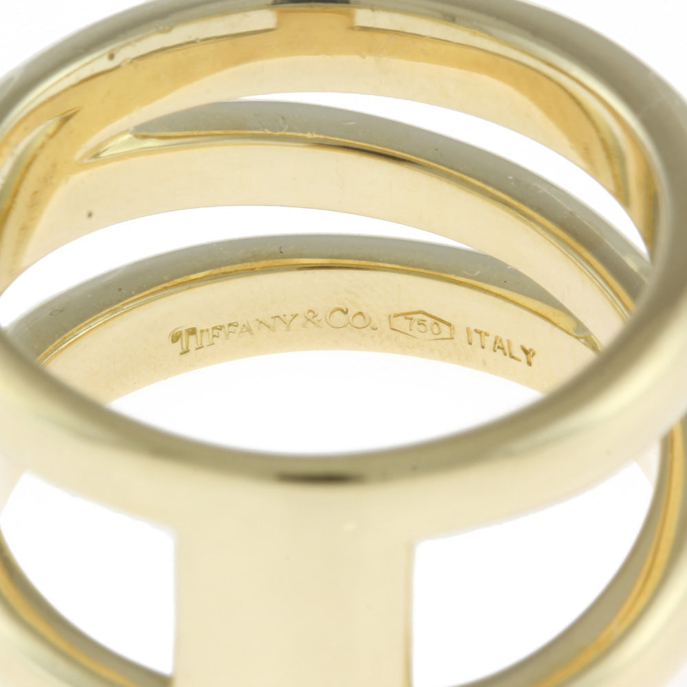 中古】 ティファニー TIFFANY&Co. K18 リング 指輪 幅広 12.5号